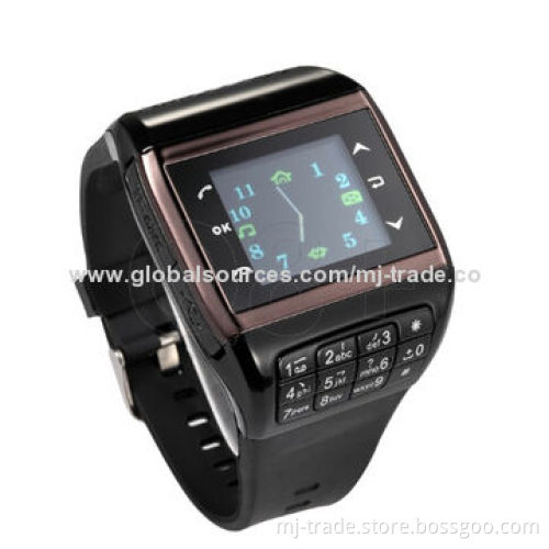 Q8 Watch Phone, CE-mark/Dual SIM/Quad-band/Touch Screen/MP3/MP4/Bluetooth/FM Radio/MSN